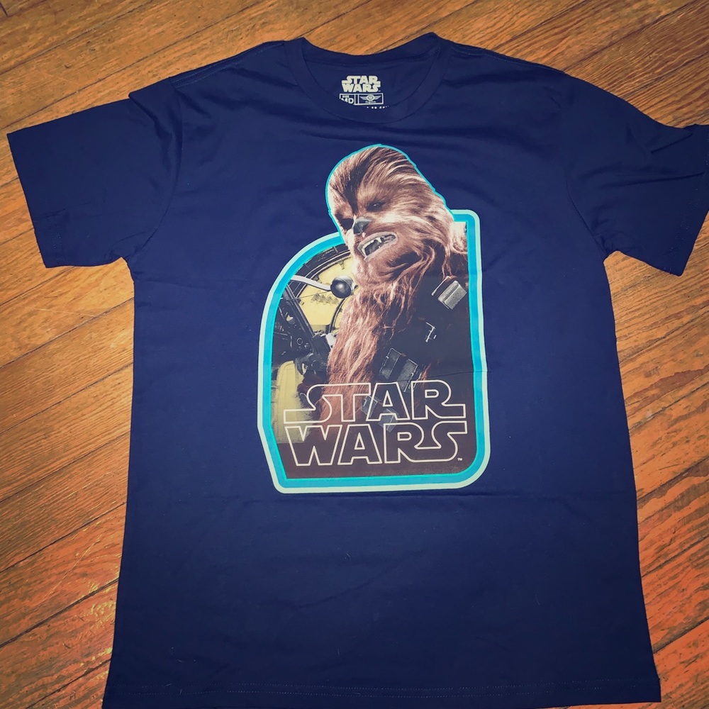 Vintage Retro Star Wars Chewbacca T-Shirt Medium